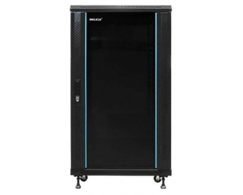 PHASAK Armario Rack 19" Phasak Pro 32U  600x800 Montado (Incluye: 2 bandejas de 19? + Regleta electrica 19? + Juego de ruedas +  Ventilacion)